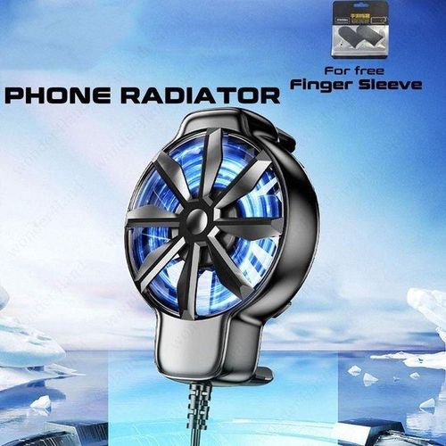 Phone Cooler Fan Radiator With Free Finger Sleeves