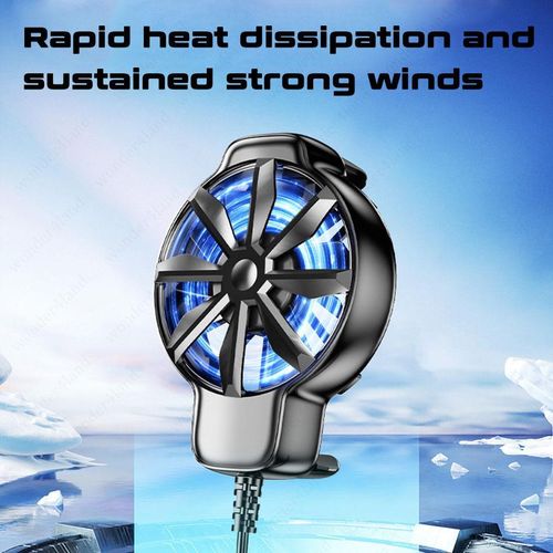 Phone Cooler Fan Radiator With Free Finger Sleeves