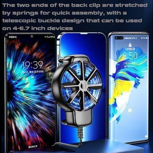Phone Cooler Fan Radiator With Free Finger Sleeves