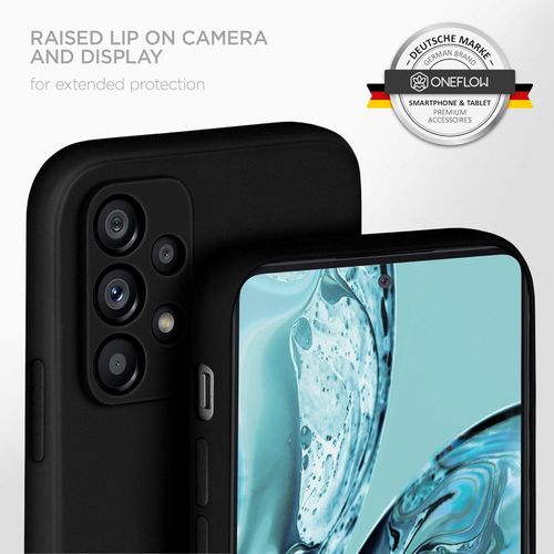 Samsung Galaxy A50, A51, A52, A53, A54 5G Silicon Phone Cover Case-Black.