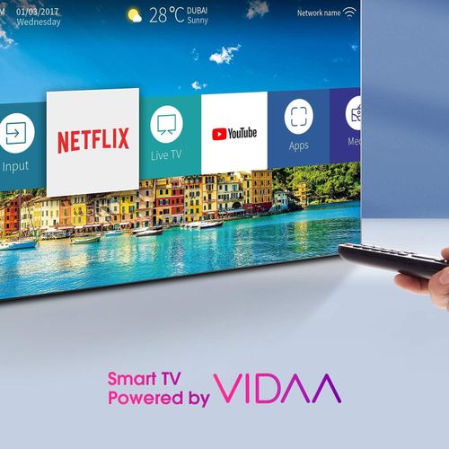 Hisense 43'' FHD Smart Tv With Netflixs, Youtube, Prime Video, Dolby Audio & Bezelless Design - Black