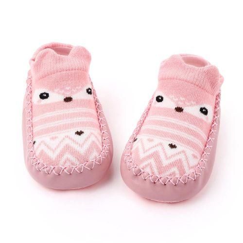 Cartoon Newborn Baby Kids Toddler AntiSlip Socks Slipper Home Crib Shoes Boots