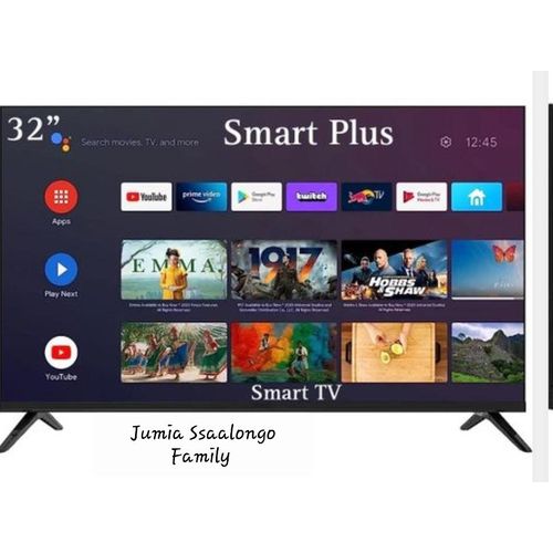 Smart Plus Plus 32" Frameless Smart Digital,HDMI,USB Ports Full HD LED TV - Black