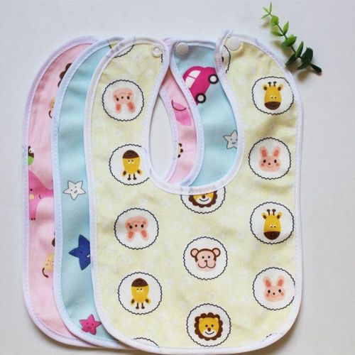 10pcs Crystal Velvet Double Layer Baby Drool Towel