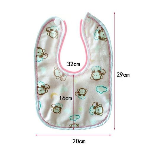 10pcs Crystal Velvet Double Layer Baby Drool Towel