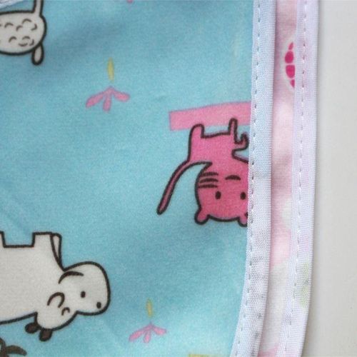 10pcs Crystal Velvet Double Layer Baby Drool Towel
