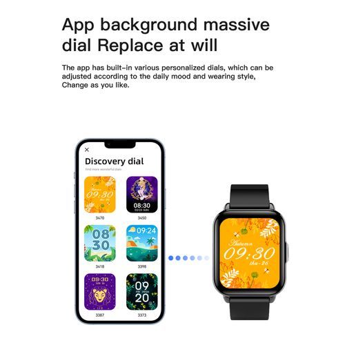 Full Touch Smart Watch BT Call Health Monitor
