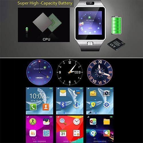 Smart Watch Can Install Sim Card _ Call Watch Color May Vary - Black