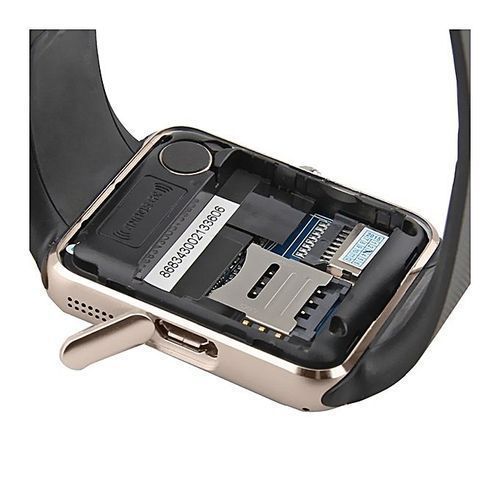 DT09 Smart Watch And Rubber Strap Men's Watch With Sim - Color May Vary