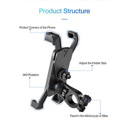 Bike Motorcycle Navigation Phone Stand Dimensions 10-18cm