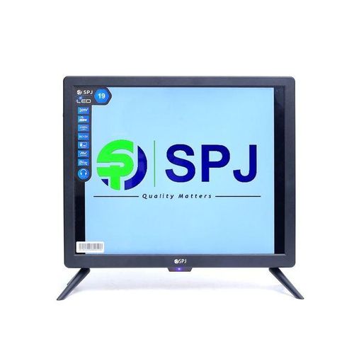 SPJ 19 Inch AC/DC Full Screen Analog Tv (Solar Compatible) - Black