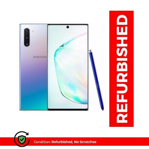 Samsung Galaxy Note 10 - 6.3" 8GB RAM 256GB ROM 12MP Refurbished  - Black (1YR WRTY)