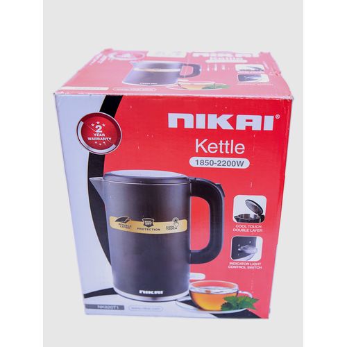 Nikai Kettle 1850-2200 Watts Nk820T1 Black