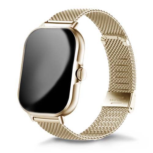 2.09 Smart Watch Full Touch Screen - Business Gold Steelbelt