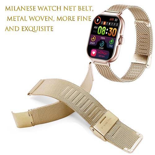 2.09 Smart Watch Full Touch Screen - Business Gold Steelbelt