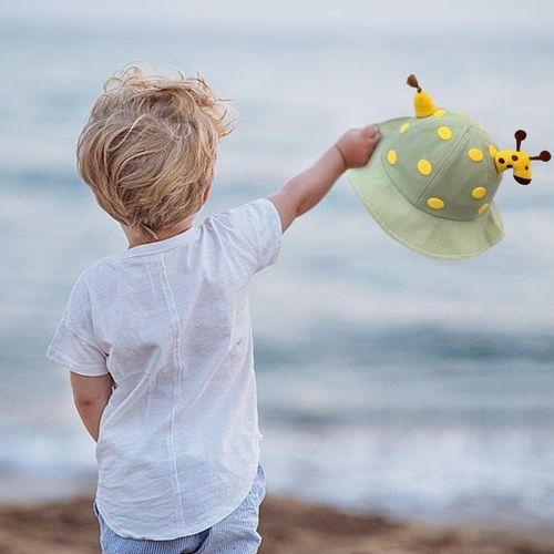 Bucket Hat For Kids Unisex Kids Visor Beach Hat For Trips Green