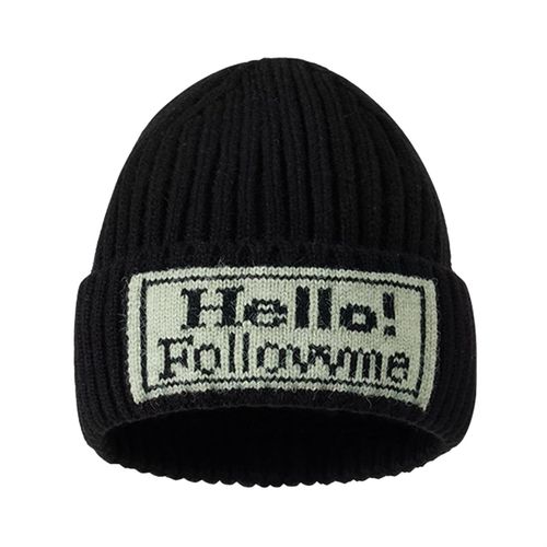 Fall Winter Candy Colored Baby Hat Lightweight Soft Comfortable Warm Hats for Autumn and Winter Supplies,Black NO5112
