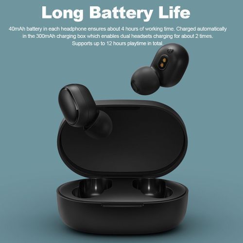 Airdots Basic  TWS True Wireless Earbuds - Black