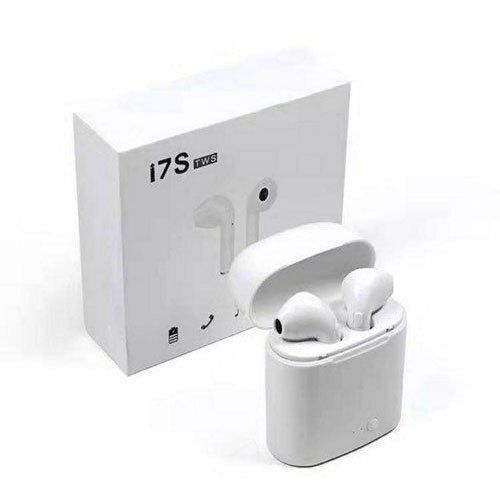 Wireless Bluetooth I7s Airpods for Both IOS & Android Devices  - White