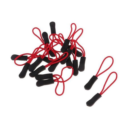 20pcs Zipper Tag Pulls Sturdy Nylon Cord Zipper Color 15