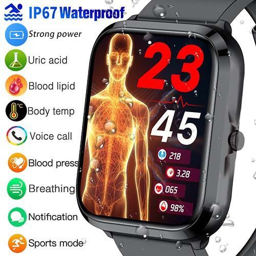 2.09 Smart Watch Full Touch Screen - Sports Silicone Belt