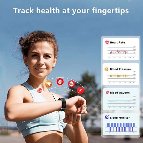 2.09 Smart Watch Full Touch Screen - Sports Silicone Belt