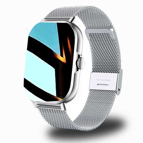2.09 Smart Watch Fulltouchscreen - Business Silversteel Belt-Grey