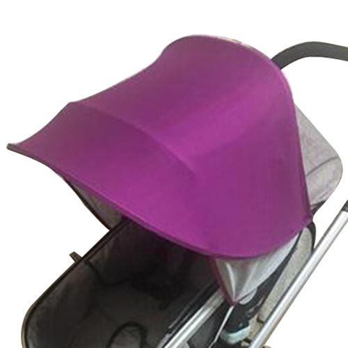 Portable Stroller Awning Universal Adjustable Sunshade Accessories Suitable for Outdoor Camping Shopping New,Purple NO5111