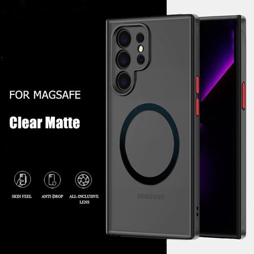 Samsung Skin-feel Matte Magnetic Phone Case, Anti-fall, Suitable For Samsung Galaxy S20/21/22/23ultra