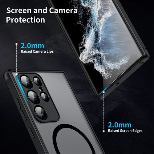 Samsung Skin-feel Matte Magnetic Phone Case, Anti-fall, Suitable For Samsung Galaxy S20/21/22/23ultra