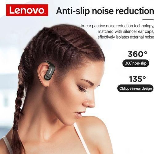 Lenovo LP7 Earbuds Wireless Headsets Bluetooth Earphones Hands-Free Dual Stereo Bass IPX5 - White