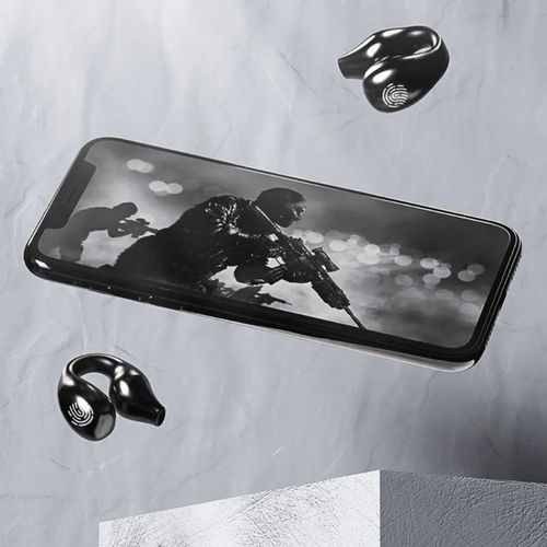 S03 Ouch Clip Digital Display BluetoothEarphones 5.2 -black