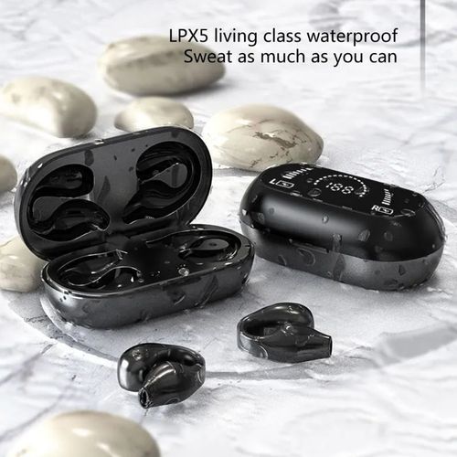S03 Ouch Clip Digital Display BluetoothEarphones 5.2 -black