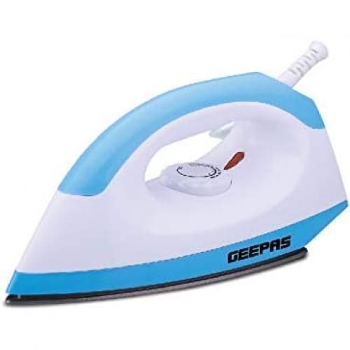 Geepas Dry Iron Non-Stick Coating Solplate GDI-7782 - Blue
