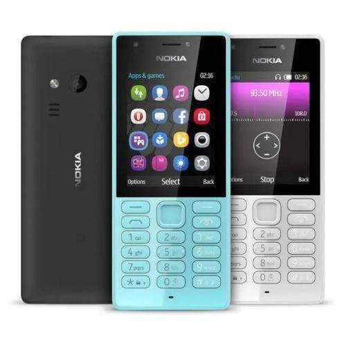 Nokia  216 2Sim, Front & Back Camera, FM Radio, Games, 1050mAh – - Black