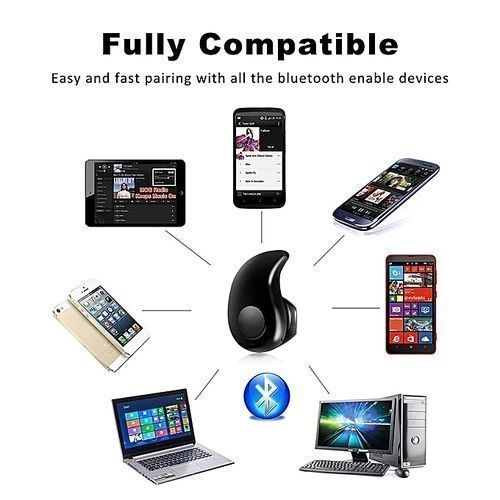Mini Ultra-Small Bluetooth Earbuds - Black