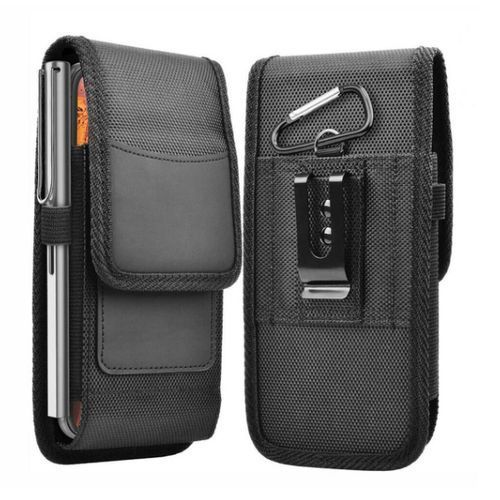 Men's Mobile Phone Case Belt Clip Wallet，Phone Pouch - Black