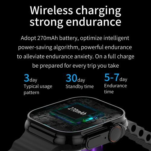 Toumi H8 Ultra Plus 2.2-inch Bluetooth Smartwatch -golden