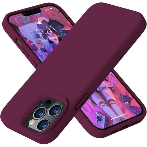 Iphone 11 12 13 14 15 Pro Max X Xs Max Silicone Shockproof Case Cover-Purple