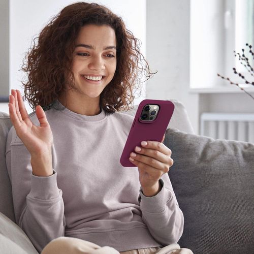 Iphone 11 12 13 14 15 Pro Max X Xs Max Silicone Shockproof Case Cover-Purple
