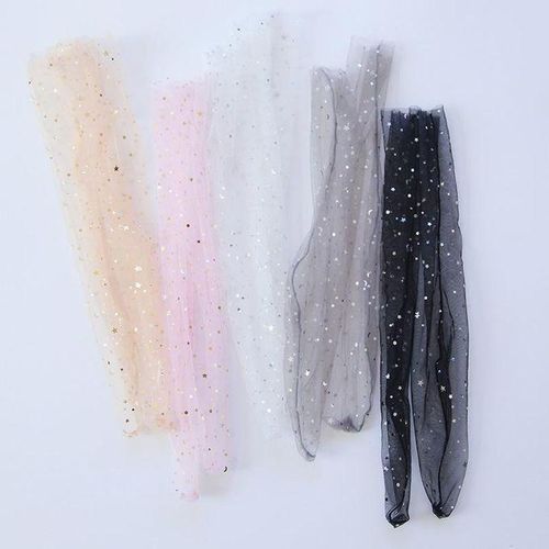 915 Generation Sequins Star Shiny Socks Female Fairy Transparent Harajuku