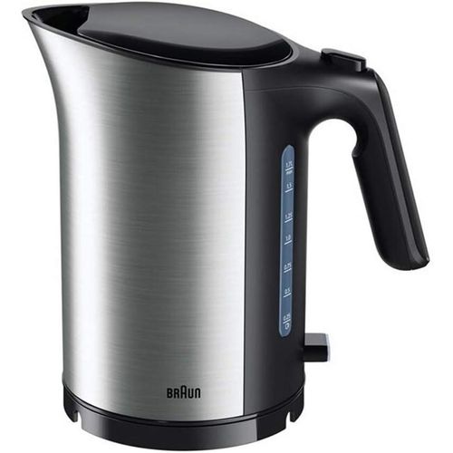 Braun IDCollection 1.7L Capacity 3000W Stainless Steel Electric Kettle WK5110BK- Black- 1 YEAR WARRANTY