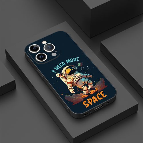 Apple Flexible Phone Case, TPU/Shockproof, Cartoon Astronaut, For IPhone 11/11Pro/11Pro Max, IPhone 12/12Pro/12Pro Max, IPhone 13/13Pro/13Pro Max