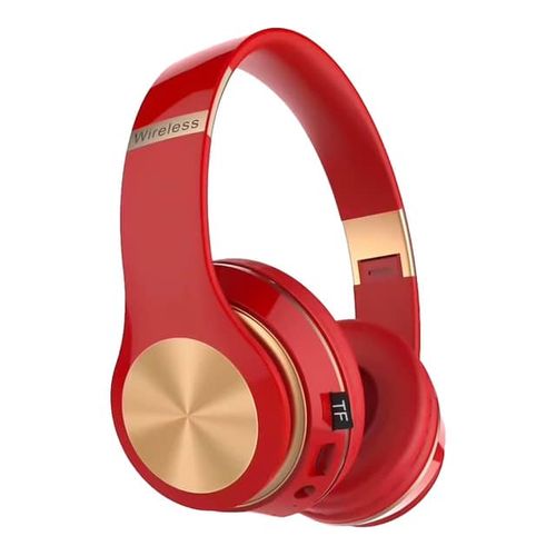 Bluetooth Wireless Headphones With A Strong Battery - Red,Black,Green