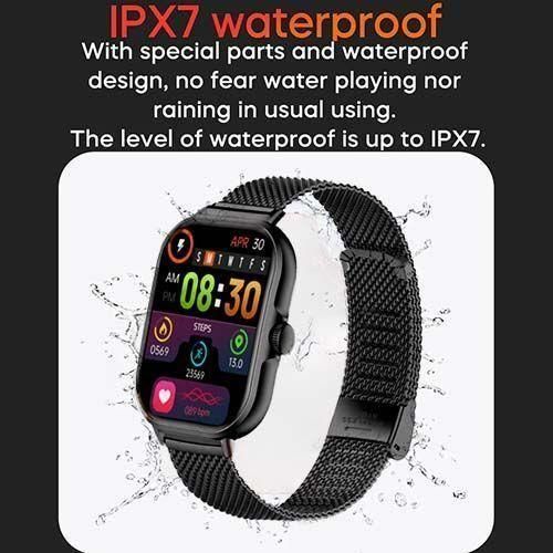 2.09 Smart Watch Full Touchscreen - Business Black Steelbelt