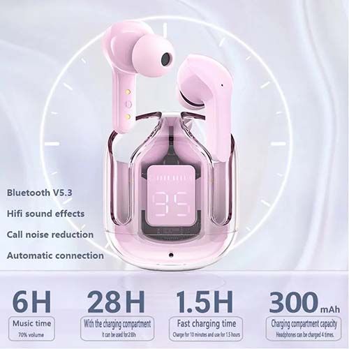 Digital Display 5.3 Bluetooth Headset Fashion Headset Noise Reduction