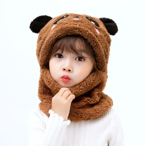Cartoon Kid Winter Wool Hats Winter Warm Cute Soft Hat For Friend Family Neighbors Gift NO5272