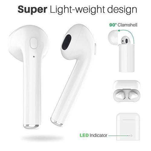 Bluetooth Wireless Earphones With Charging Case