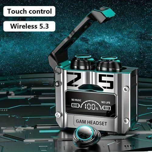 Wireless Headphone 9D Stereo Sports Earbuds LED Microphone