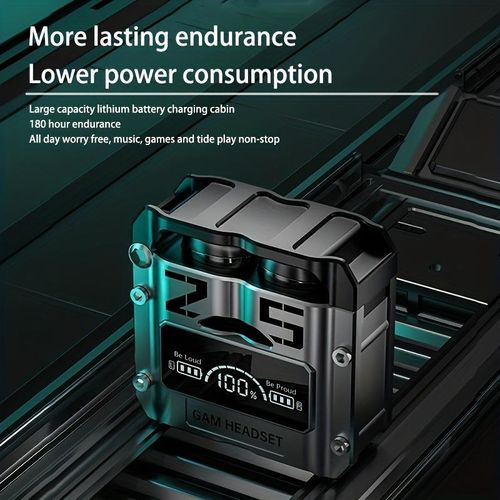 Wireless Headphone 9D Stereo Sports Earbuds LED Microphone
